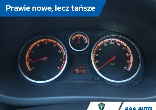 Opel Corsa cena 25000 przebieg: 106863, rok produkcji 2014 z Krośniewice małe 254